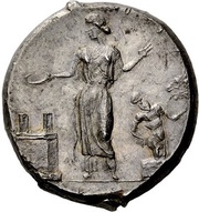 Tetradrachm, Greece (ancient), 420 BC - 410 BC reverse image