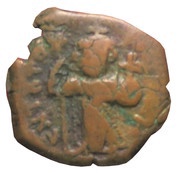 40 Nummi - Constans II Constantinopolis; Class 2 obverse image