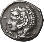 Tetradrachm, Greece (ancient), 425 BC - 405 BC reverse image