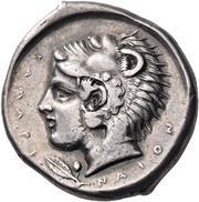 Tetradrachm, Greece (ancient), 425 BC - 405 BC reverse image