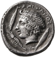 Drachm, Greece (ancient), 405 BC - 402 BC reverse image