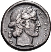 Tetradrachm, Greece (ancient), 450 BC - 405 BC reverse image