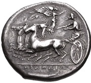 Tetradrachm, Greece (ancient), 405 BC - 402 BC reverse image