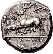 Tetradrachm, Greece (ancient), 405 BC - 402 BC reverse image
