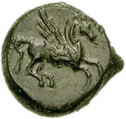 Æ12, Greece (ancient), 344 BC - 336 BC reverse image