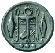 Tetras, Greece (ancient), 405 BC reverse image