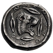 Didrachm, Greece (ancient), 476 BC - 466 BC reverse image