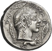 Tetradrachm, Greece (ancient), 465 BC - 450 BC reverse image
