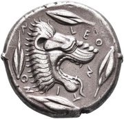 Tetradrachm, Greece (ancient), 450 BC - 440 BC reverse image