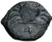 BronzeÆ12, Greece (ancient), 200 BC - 100 BC reverse image