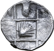 Hexas Zancle, Greece (ancient), 500 BC reverse image