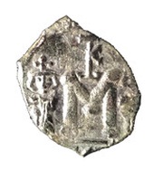40 Nummi - Constantine IV Syracuse, Byzantine states, 668-681 reverse image