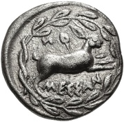 Drachm, Greece (ancient), 445 BC - 439 BC reverse image