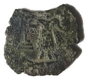40 Nummi - Justinian II Syracuse obverse image