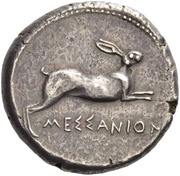 Tetradrachm, Greece (ancient), 428 BC - 426 BC reverse image