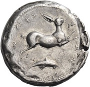 Tetradrachm, Greece (ancient), 425 BC - 421 BC reverse image