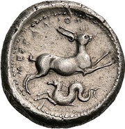 Tetradrachm, Greece (ancient), 412 BC - 408 BC reverse image