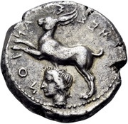 Tetradrachm, Greece (ancient), 412 BC - 408 BC reverse image