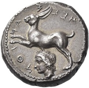 Tetradrachm, Greece (ancient), 412 BC - 408 BC reverse image