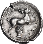 Tetradrachm, Greece (ancient), 412 BC - 408 BC reverse image