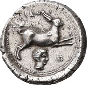 Tetradrachm, Greece (ancient), 412 BC - 408 BC reverse image