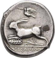 Tetradrachm, Greece (ancient), 412 BC - 408 BC reverse image