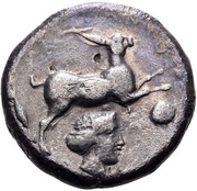 Tetradrachm, Greece (ancient), 412 BC - 408 BC reverse image