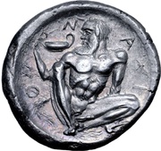 Tetradrachm, Greece (ancient), 460 BC reverse image