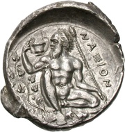 Tetradrachm, Greece (ancient), 415 BC reverse image