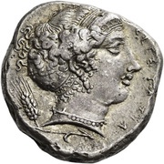Tetradrachm, Greece (ancient), 405 BC - 400 BC reverse image