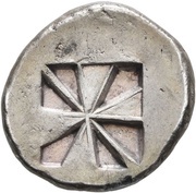 Didrachm, Greece (ancient), 540 BC - 515 BC reverse image