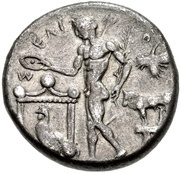 Tetradrachm, Greece (ancient), 455 BC - 409 BC reverse image