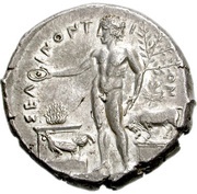 Tetradrachm, Greece (ancient), 455 BC - 409 BC reverse image