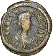 40 Nummi - Anastasius I Dicorus Constantinopolis; Type ✶M✶, Large Module obverse image