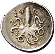 Litra - Deinomenid Tyranny, Greece (ancient), 485 BC - 466 BC reverse image