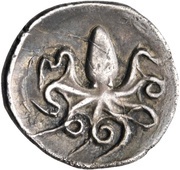 Litra - Second Democracy, Greece (ancient), 466 BC - 460 BC reverse image