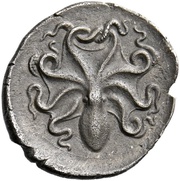 Litra - Dionysios I, Greece (ancient), 405 BC - 395 BC reverse image