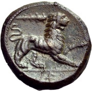 Litra - Agathokles, Greece (ancient), 304 BC - 289 BC reverse image