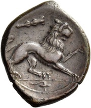 Litra - Agathokles, Greece (ancient), 295 BC - 289 BC reverse image