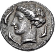 Hemidrachm - Timoleon obverse image