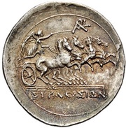 8 Litrai Fifth Democracy, Greece (ancient), 214 BC - 212 BC reverse image