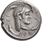 Didrachm - Gelon I, Greece (ancient), 485 BC - 478 BC reverse image