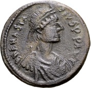 40 Nummi - Anastasius I Dicorus Nicomedia; Type M, Small Module obverse image