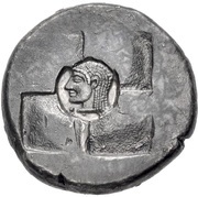 Tetradrachm - The Gamoroi, Greece (ancient), 500 BC - 485 BC reverse image