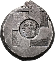 Tetradrachm - The Gamoroi, Greece (ancient), 500 BC - 485 BC reverse image