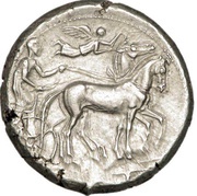 Tetradrachm, Greece (ancient), 485 BC - 440 BC reverse image