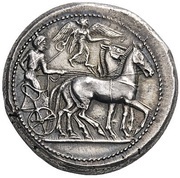 Tetradrachm - Gelon I obverse image