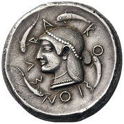 Tetradrachm - Gelon I, Greece (ancient), 485 BC - 483 BC reverse image