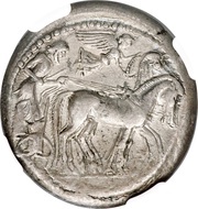 Tetradrachm - Deinomenid Tyranny obverse image