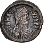 40 Nummi - Anastasius I Dicorus Nicomedia; Type ✶M✶, Star, Large Module obverse image